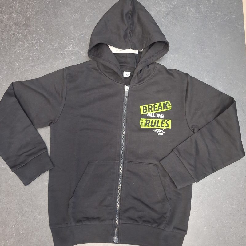 FELPA APERTA ML CON ZIP