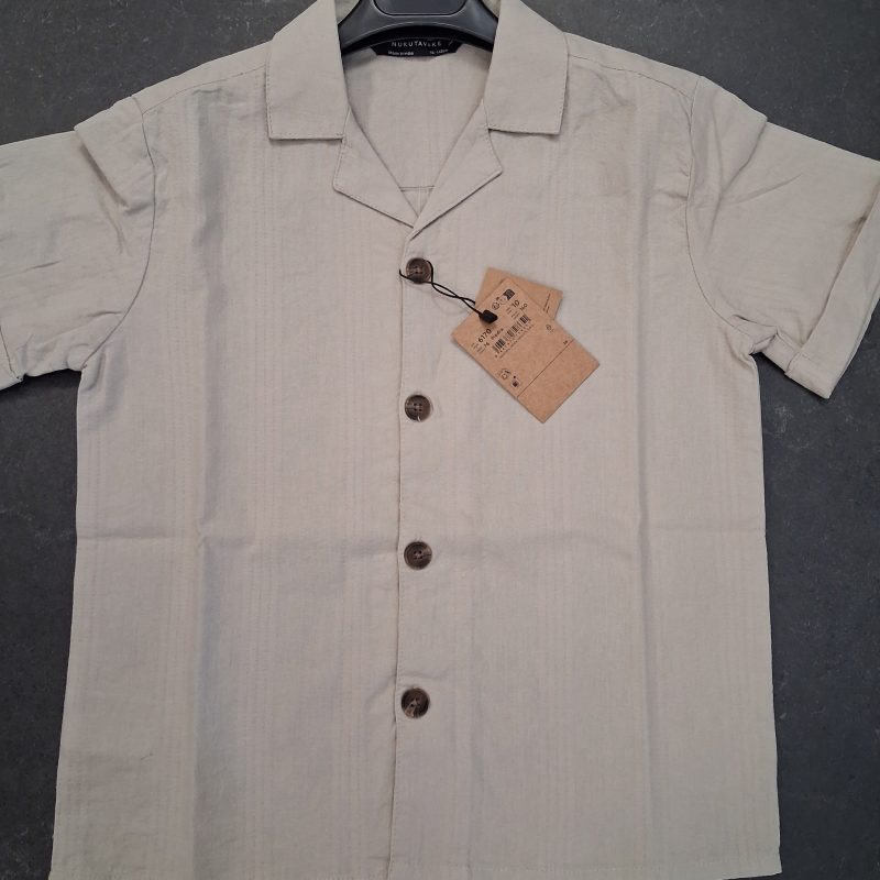 Camicia m/c in lino